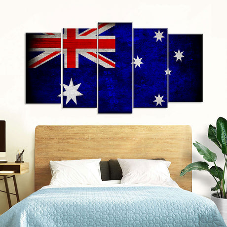 Australian Flag Canvas Wall Art