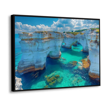 "Azure Paradise" Canvas Wall Art