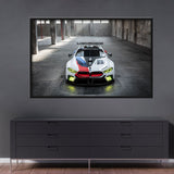 BMW M8 GTE Canvas Wall Art