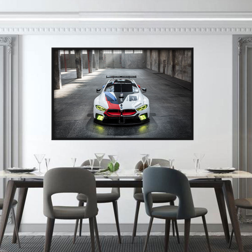 BMW M8 GTE Canvas Wall Art