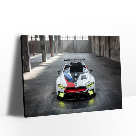 BMW M8 GTE Canvas Wall Art