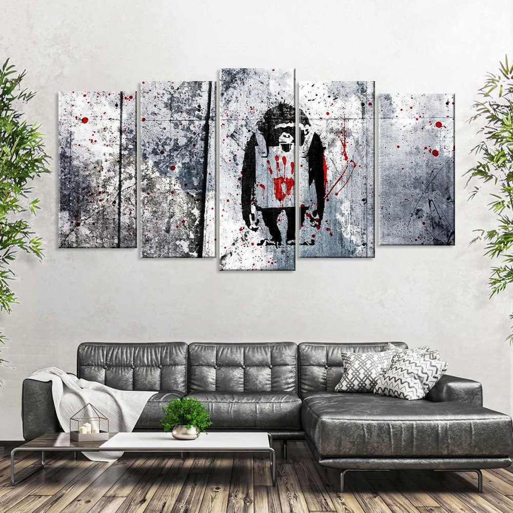 Banksy I Am Your Father Canvas Wall Art