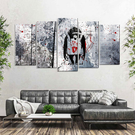 Banksy I Am Your Father Canvas Wall Art