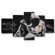 Banksy Hoodie With Knife Canvas Wall Art