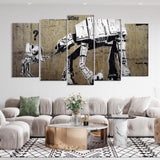 Banksy I Am Your Father Canvas Wall Art