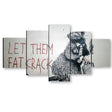 Banksy Let Them Eat Crack Canvas Wall Art