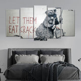 Banksy Let Them Eat Crack Canvas Wall Art