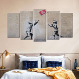 Banksy No Ball Games Canvas Wall Art