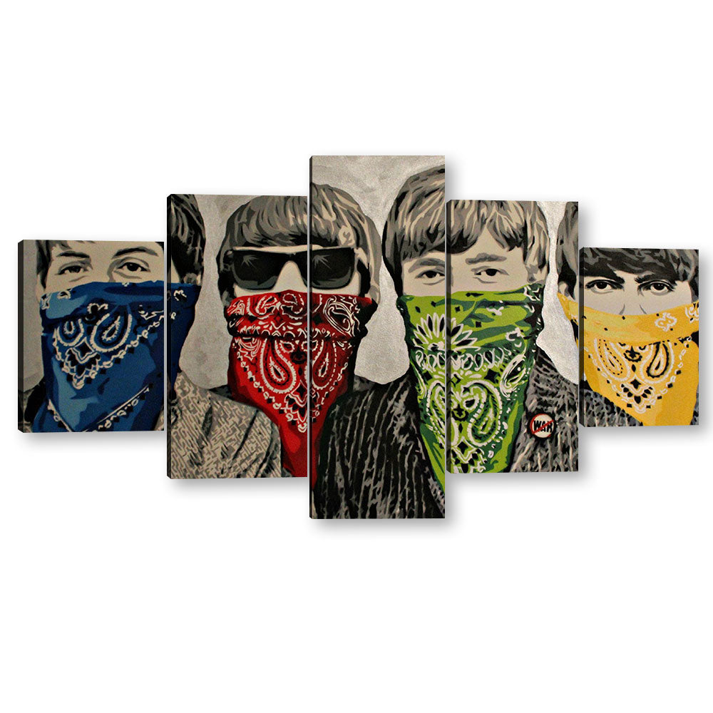 Banksy The Beatles Canvas Wall Art