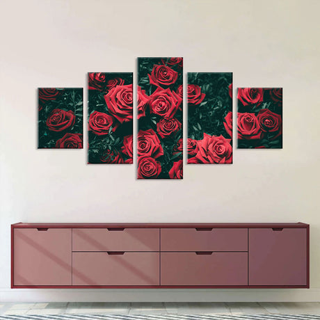 Red Roses Canvas Wall Art