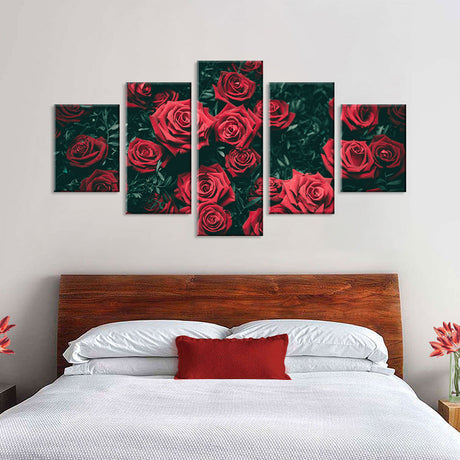 Red Roses Canvas Wall Art