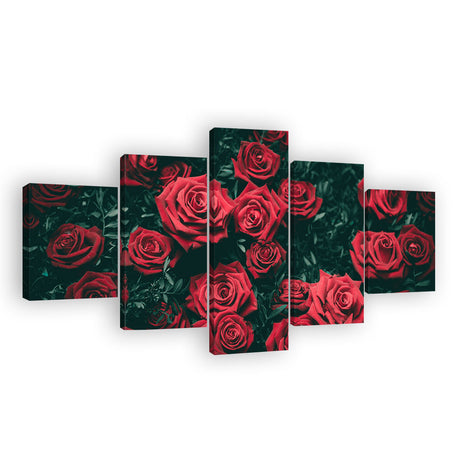 Red Roses Canvas Wall Art