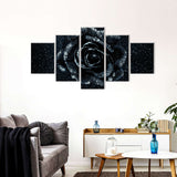 Black Rose Canvas Wall Art