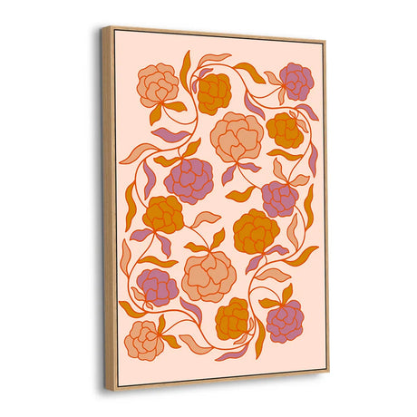 Blooming Garden Tapestry Canvas Wall Art