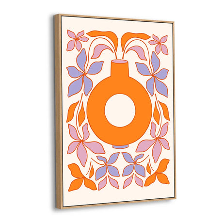Blooming Vessel Canvas Wall Art