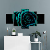 Blue Rose Canvas Wall Art