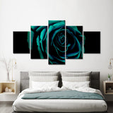 Blue Rose Canvas Wall Art