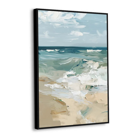 Brushstrokes of the Tide Canvas Wall Art