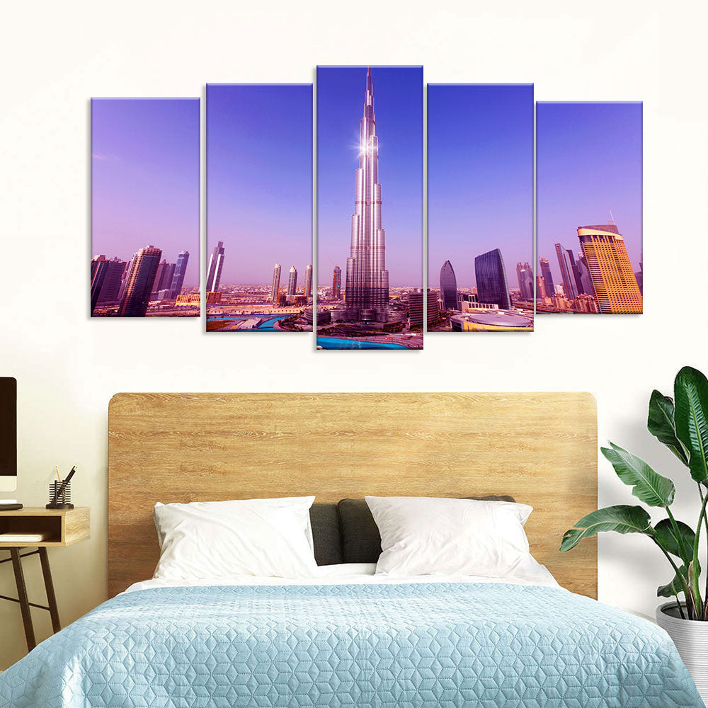 Burj Khalifa Multi-Panel Canvas Wall Art