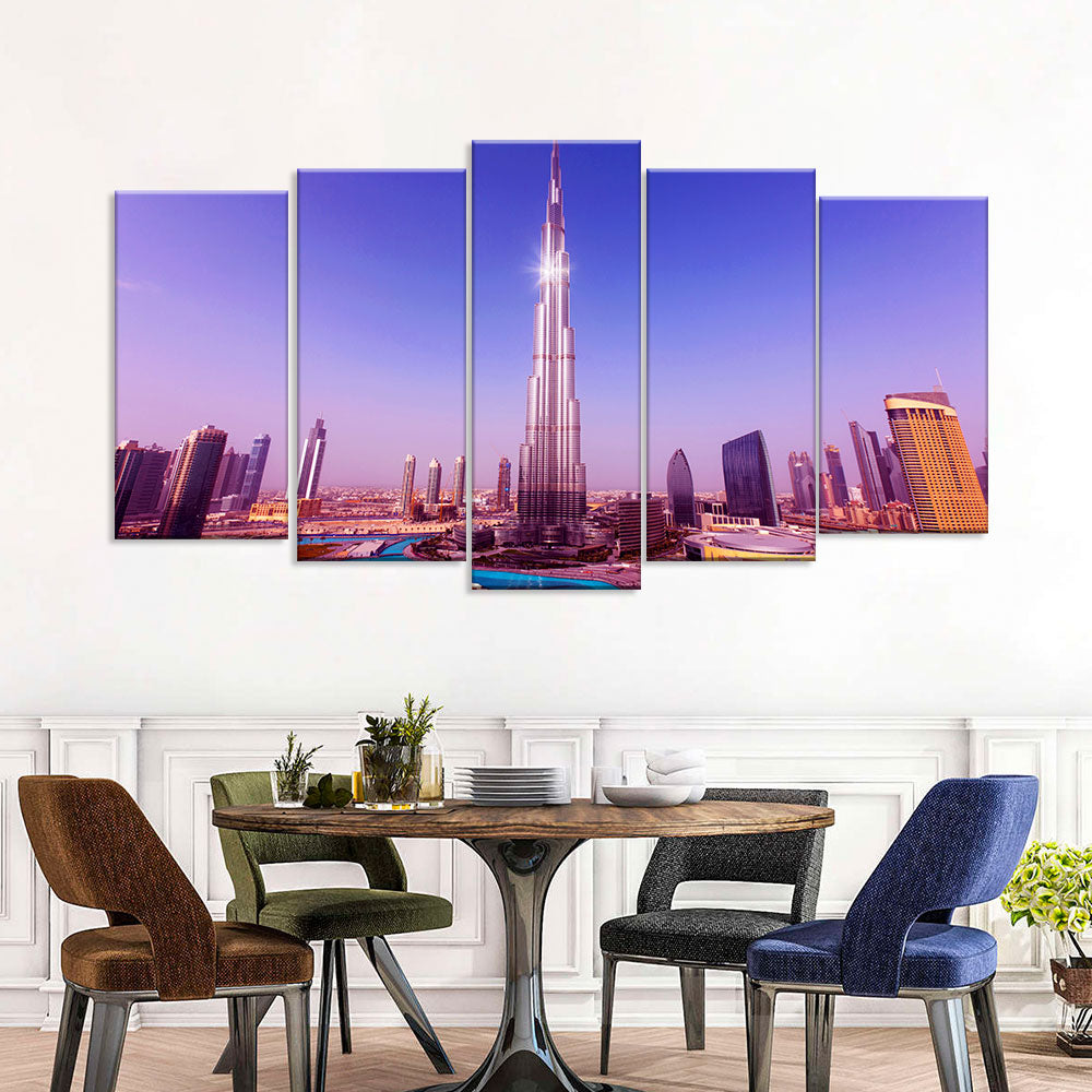 Burj Khalifa Multi-Panel Canvas Wall Art