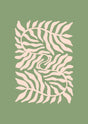 Whispering Ferns Abstract Canvas Wall Art