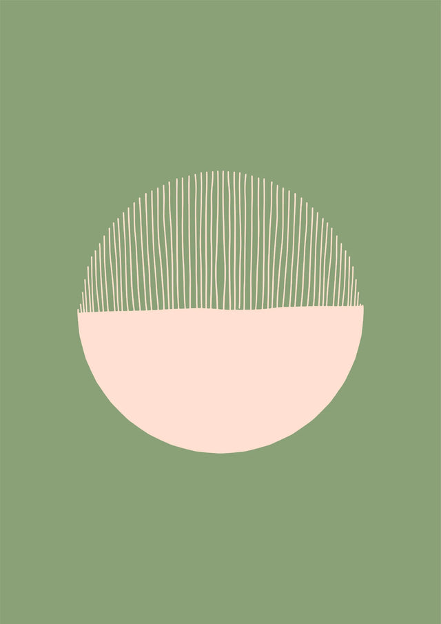 Minimal Horizon Glow Canvas Wall Art