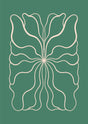 Whispering Lines Botanical Canvas Wall Art