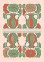 Vintage Garden Vases Canvas Wall Art