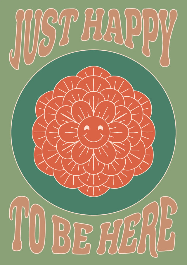 Smiling Blossom Joy Canvas Wall Art