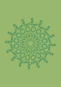 Verdant Spiral Botanical Canvas Wall Art