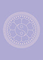 Serene Yin Yang Mandala Canvas Wall Art