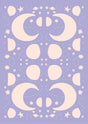 Celestial Phases Canvas Wall Art