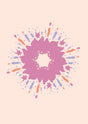 Radiant Bloom Burst Canvas Wall Art