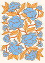 Golden Bloom Waltz Canvas Wall Art