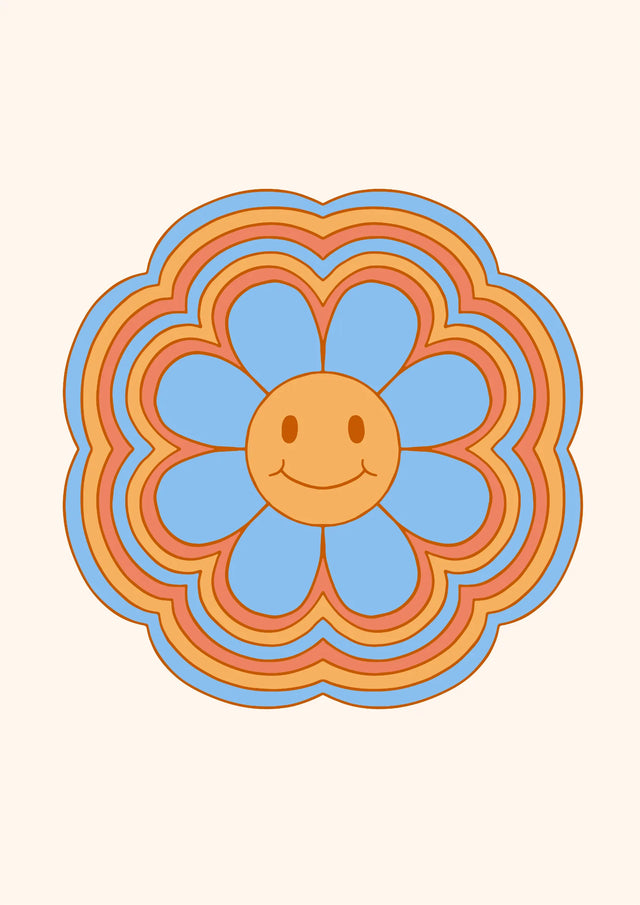 Groovy Blossom Canvas Wall Art