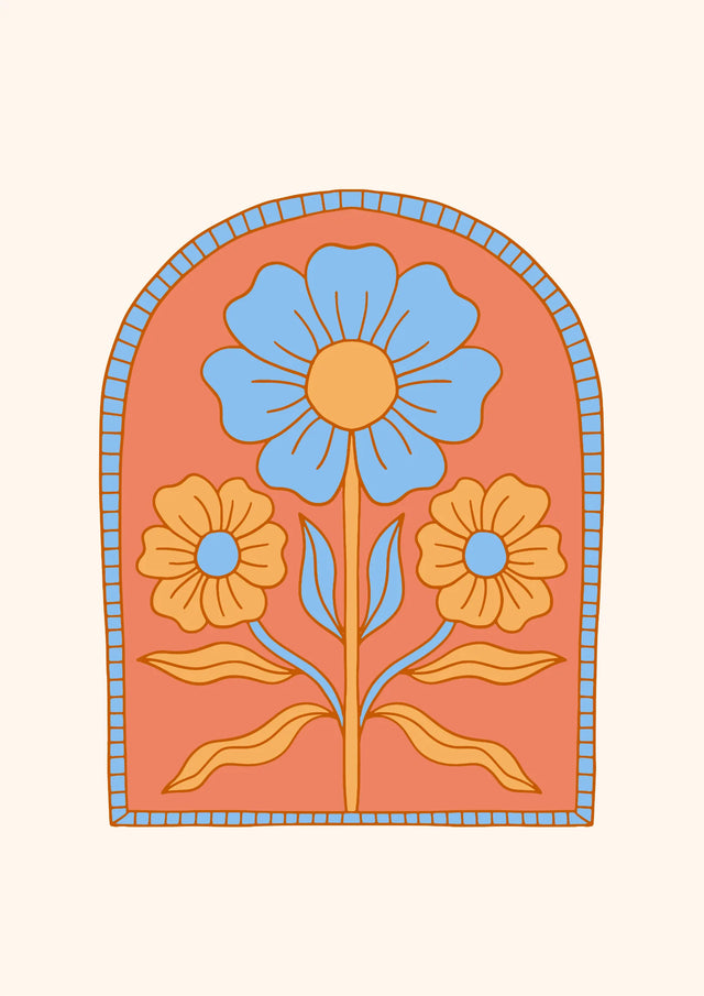 Window to Bloom Canvas Wall Art