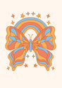 Rainbow Wings Canvas Wall Art