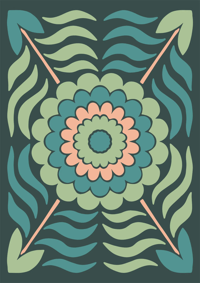Verdant Bloom Canvas Wall Art