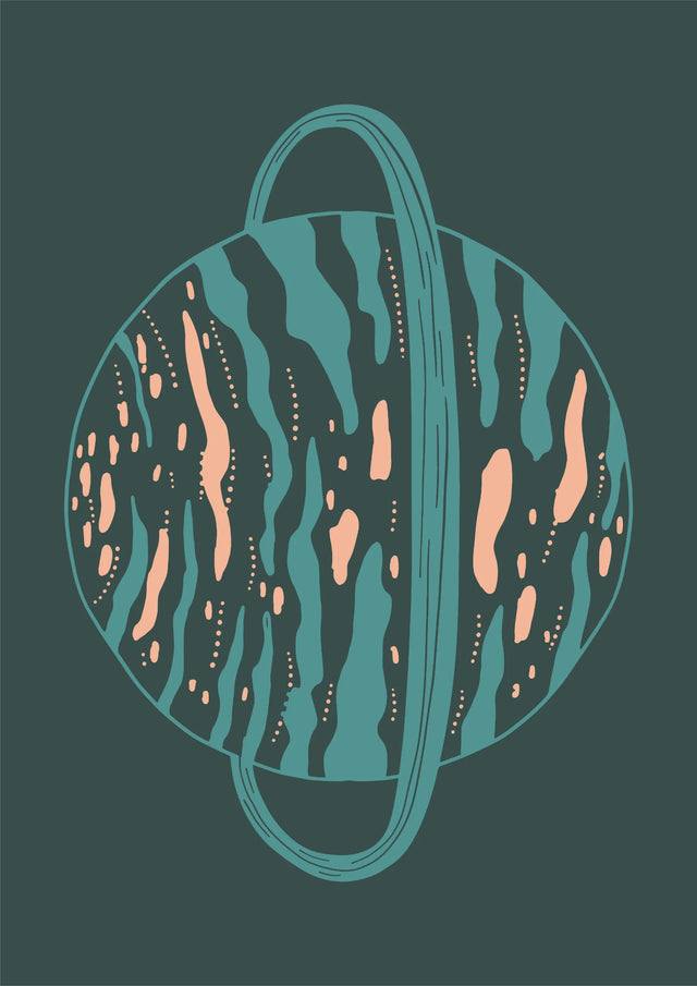 Orbit Drift Canvas Wall Art