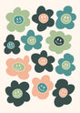 Smiley Garden Canvas Wall Art