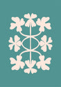 Flora Motif Canvas Wall Art