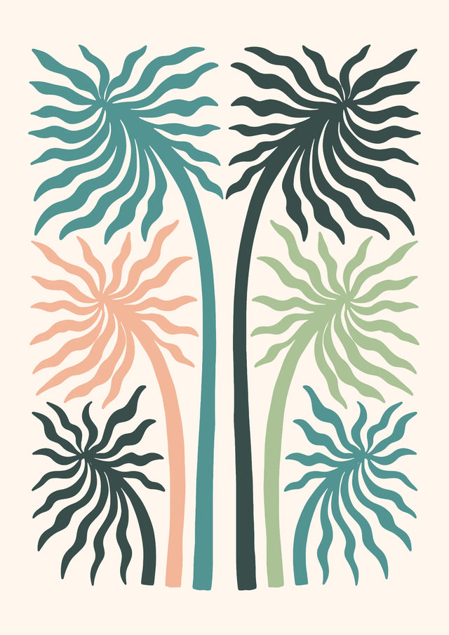 Tropical Whirl Canvas Wall Art