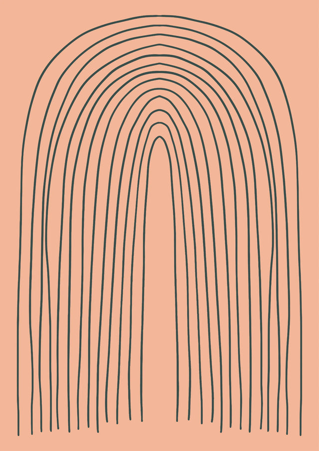 Echo Lines Canvas Wall Art