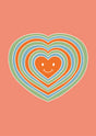 Radiant Heart Smile Canvas Wall Art