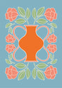 Floral Harmony Vase Canvas Wall Art