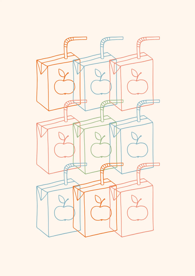 Juice Box Parade Canvas Wall Art