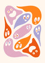 Groovy Ghost Gang Canvas Wall Art