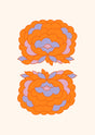 Radiant Bloom Duo Canvas Wall Art
