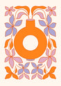 Blooming Vessel Canvas Wall Art