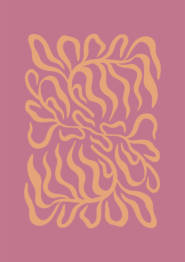 Desert Bloom Silhouette Canvas Wall Art